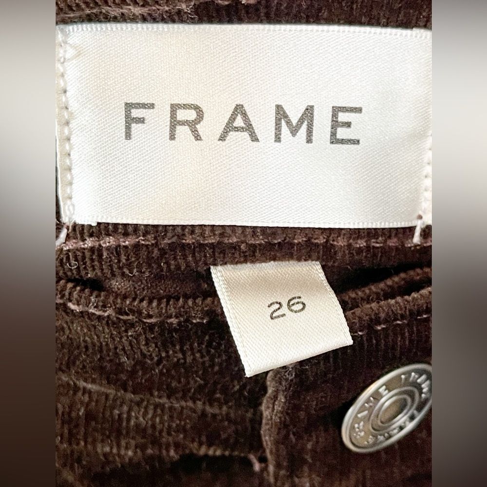 Frame Corduroy Midaxi Skirt in Espresso Brown 26 - Picture 7 of 8